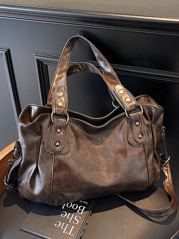 Bolso de hombro de estilo retro, informal y de alta gama, para un público selecto