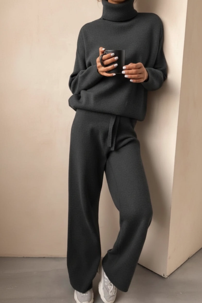 Completo Donna 2 Pezzi "ALEA" In Maglia Morbida Per Pantaloni Comodi E Maglia Di Pregio Taglie dalla 38 alla 60