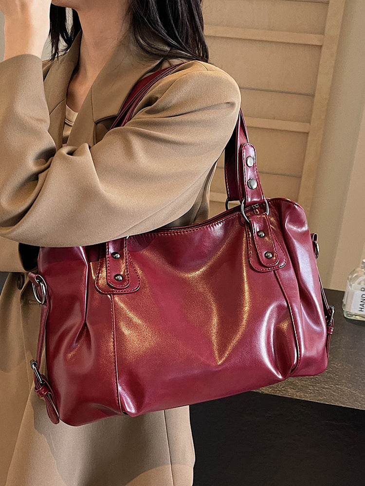 Bolso de hombro de estilo retro, informal y de alta gama, para un público selecto
