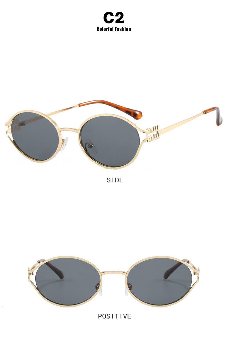 Gafas de sol ovaladas y huecas