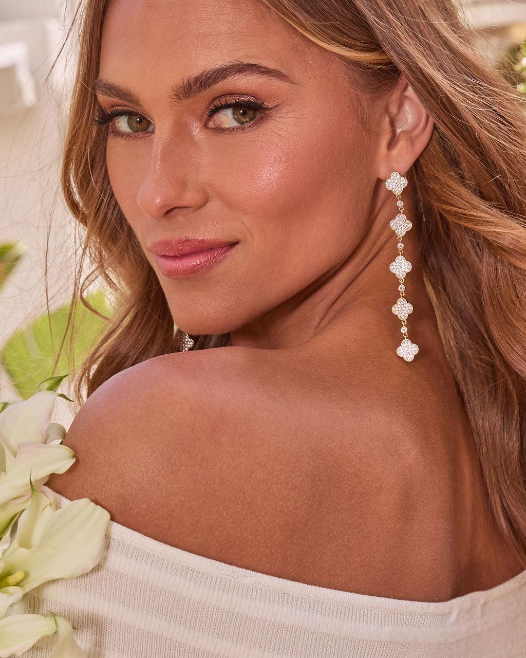 Pendientes colgantes con adornos «Silvia»