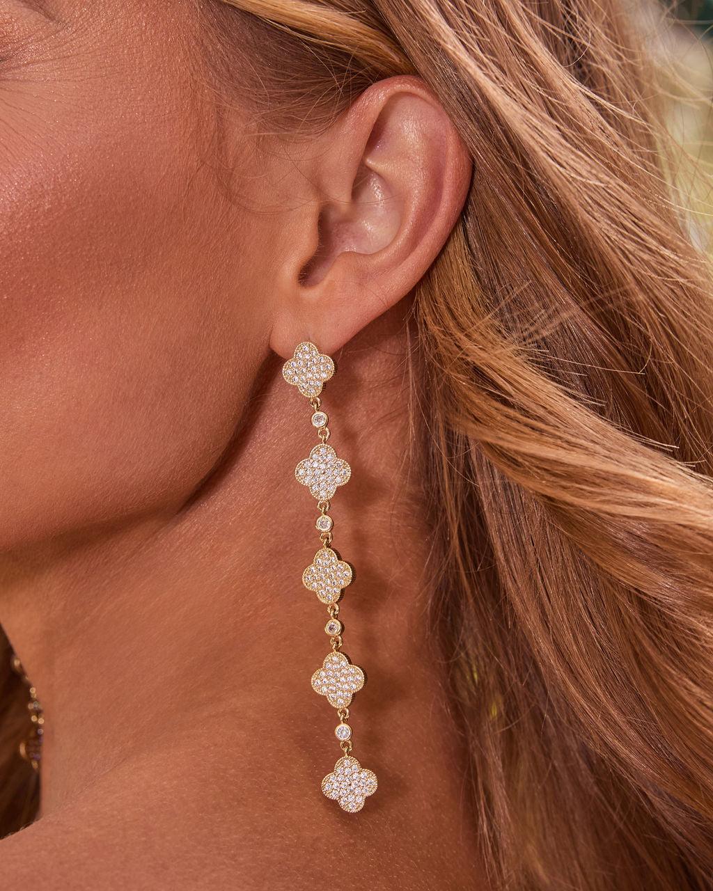 Pendientes colgantes con adornos «Silvia»