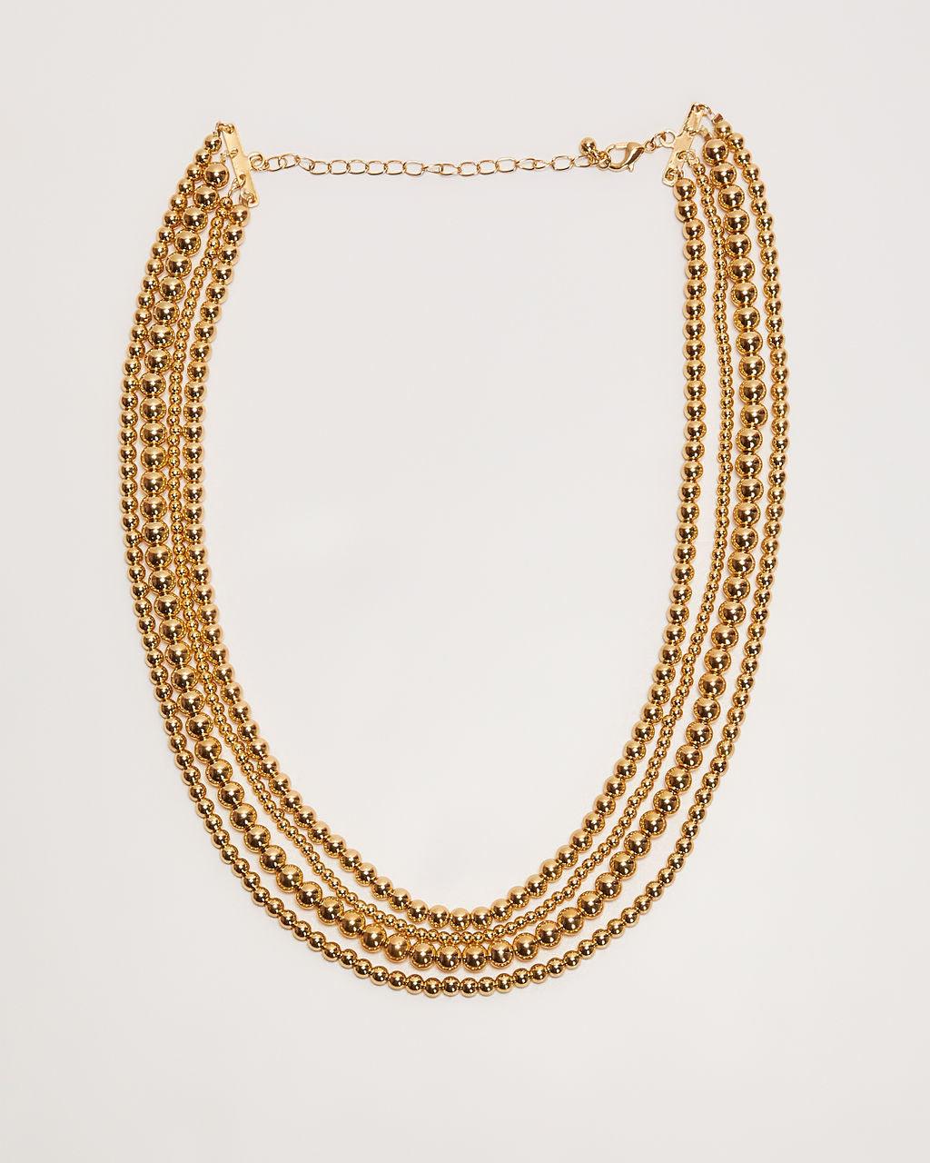 Collar de cuentas en capas «Golden Girl»