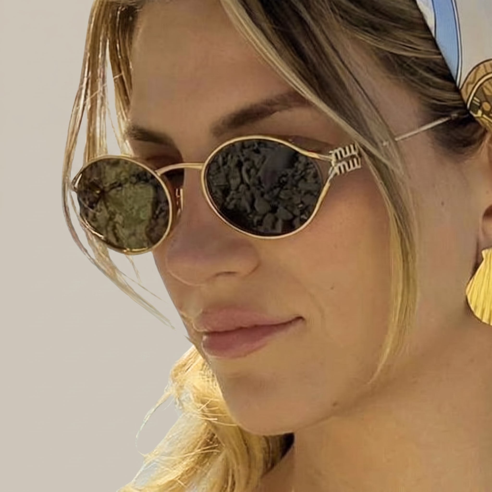 Gafas de sol ovaladas y huecas