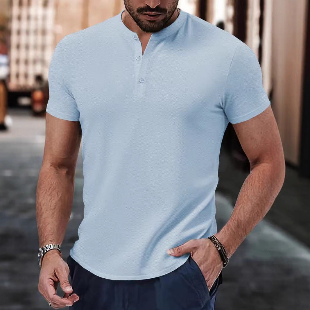Men's Casual Short-Sleeve Polo Shirt – Classic Style