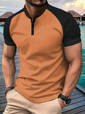 Men's Premium Henley Polo Shirt