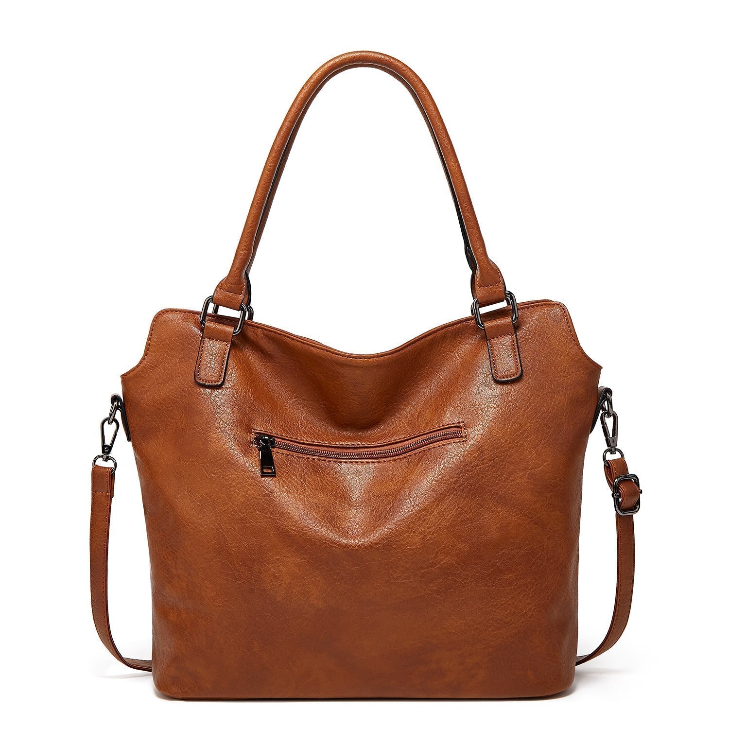 Bolso shopper de piel sintética para mujer: versátil, con compartimentos prácticos, incluye una bolsita 💼