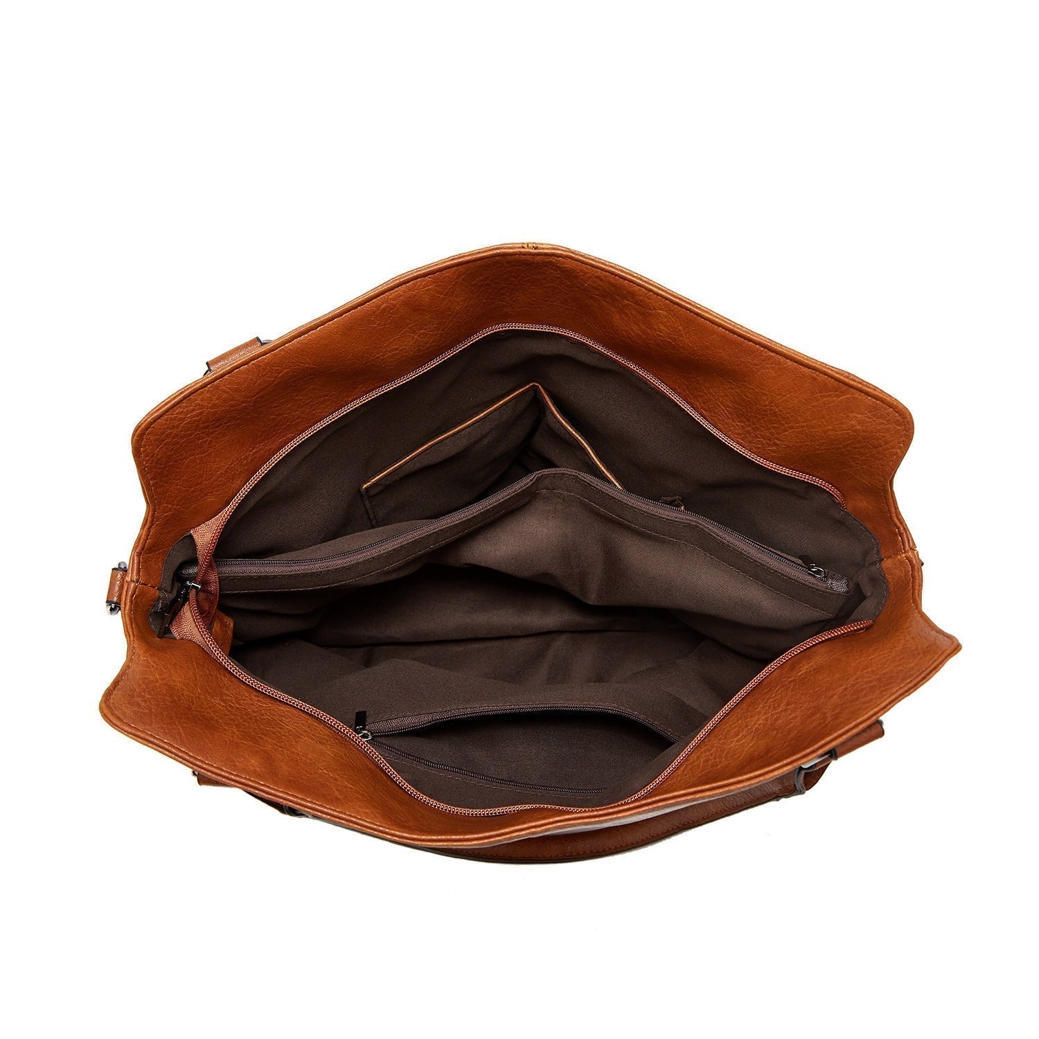 Bolso shopper de piel sintética para mujer: versátil, con compartimentos prácticos, incluye una bolsita 💼