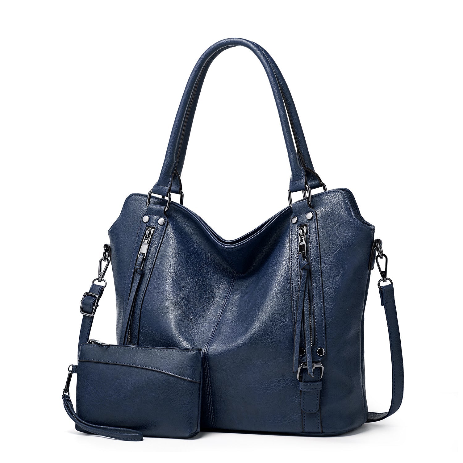 Bolso shopper de piel sintética para mujer: versátil, con compartimentos prácticos, incluye una bolsita 💼