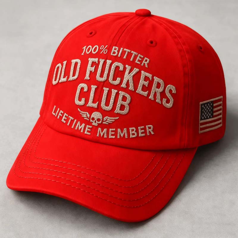 Gorra de béisbol vintage con un texto divertido
